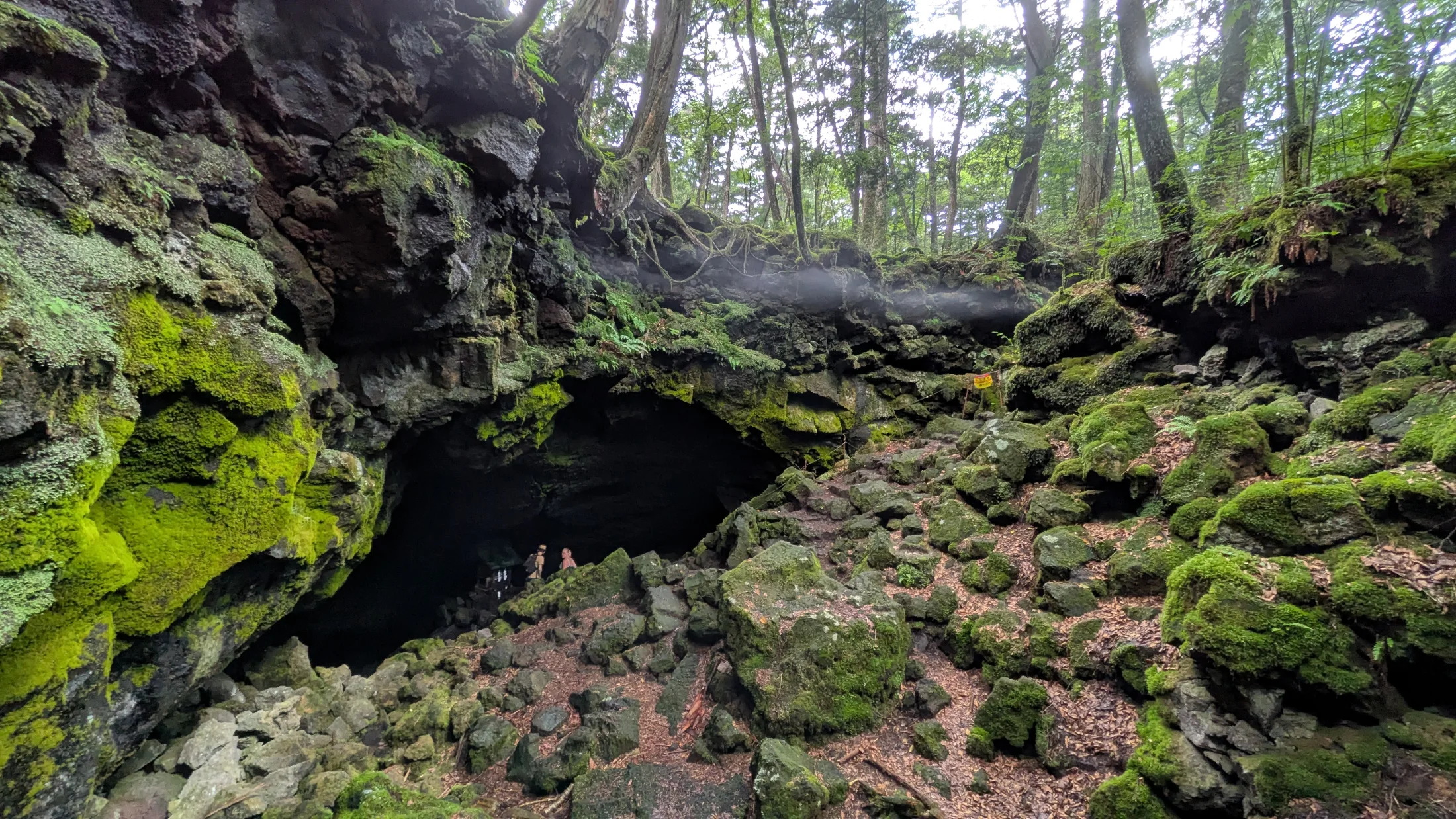 Dragon Cave during rain